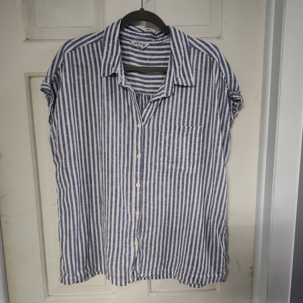 Blue Striped Women's Shirt